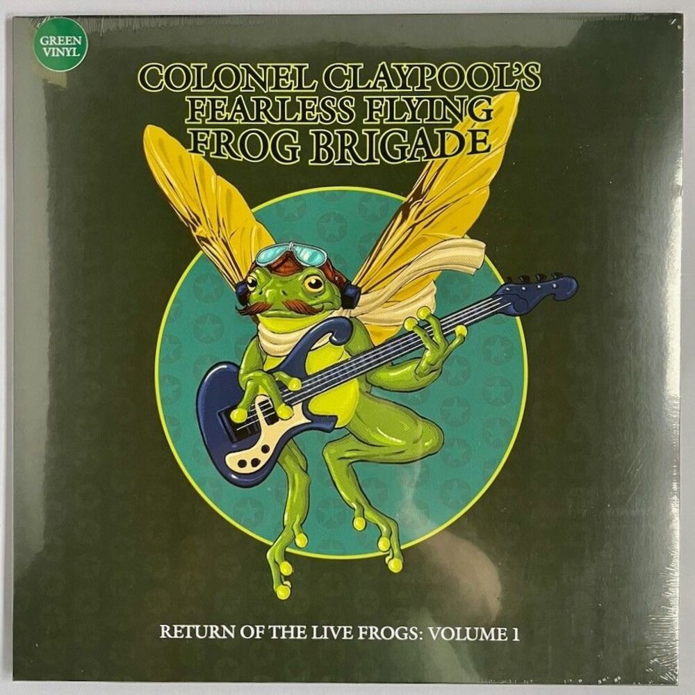 Les Claypool’s Fearless Flying Frog Brigade – Green Vinyl Record NEW Prog Rock